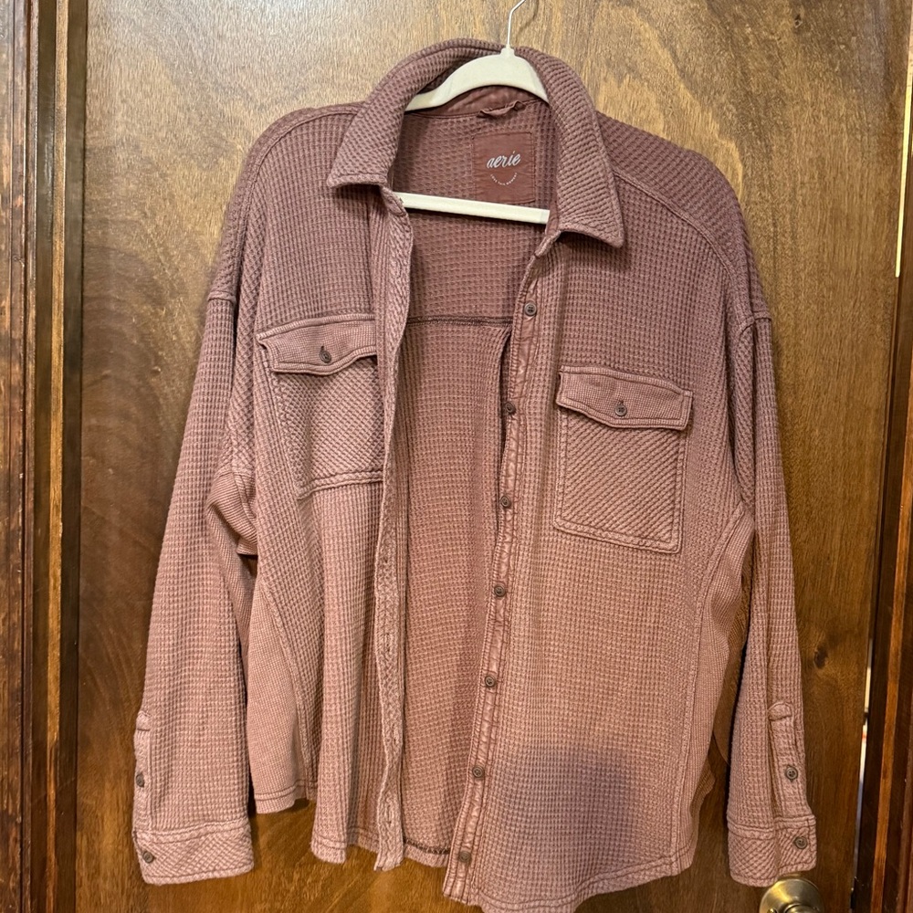 Aerie lumberjane waffle knit